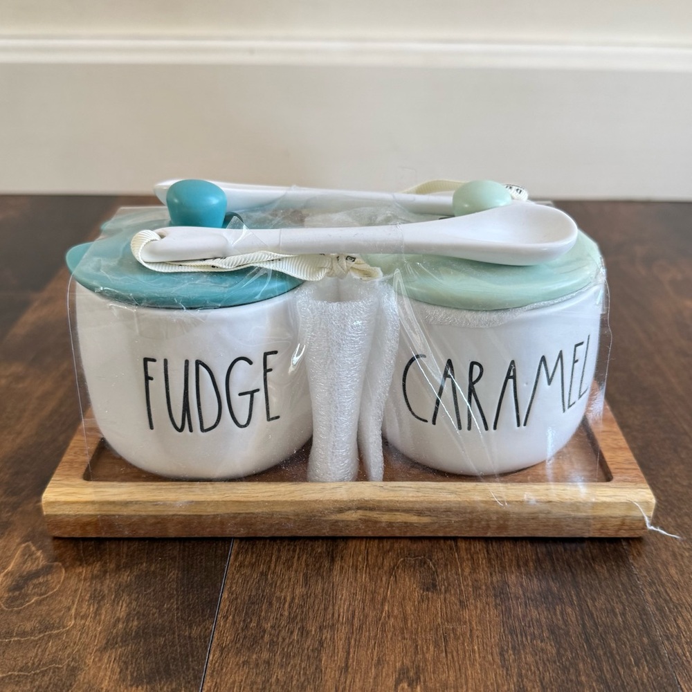 Rae Dunn • Fudge & Caramel Set - Picture 3 of 6